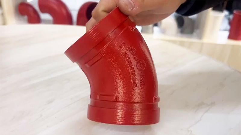 Grooved 45° Elbow
